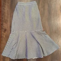 グローバルワークス　ギンガムチェック マーメイドスカート サイズ140