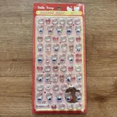 【国内正規品】サンリオ　キティ　ボンボンドロップシールミニレッド