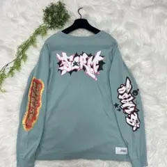 ユニフォームエクスペリメント ドンディホワイト ロンT グラフィティ