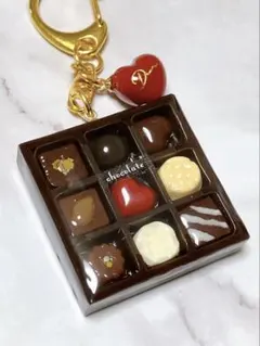 チョコレートboxシャカシャカ シェイカーレジンキーホルダー