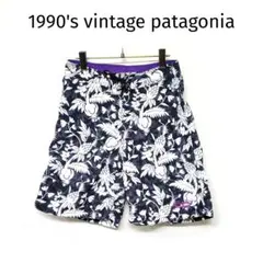 希少 90's vintage patagonia ショートパンツ 花柄 短パン