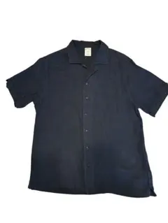 【Brooks Brothers】 半袖シャツ Lサイズ ダークブルー