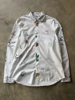 Desigual 落書きデザイン 長袖シャツのサムネイル
