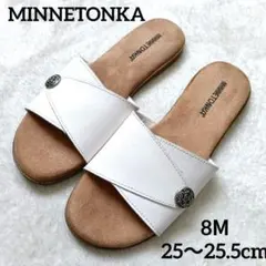 MINNETONKA ミネトンカ レザーフラット サンダル 8М 25〜25.5のサムネイル