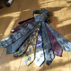 多色ネクタイ8本セット