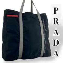 【美品】PRADAプラダスポーツ　トートバッグ　ブラック　ナイロン　タグ付正規品
