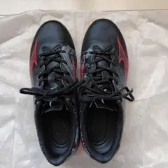 MIZUNO ALPHA サッカーシューズ ブラック/レッド 23cm