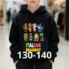 イタリアンブレインロット 裏起毛 裏ボア 長袖上着 パーカー