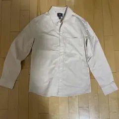 H&M リラックスフィット 長袖シャツ S ベージュ