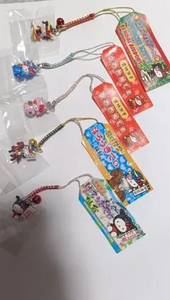 ハローキティ ストラップ 5個セット 観光地限定 バラ売り可】キティ Hello Kitty 地域限定 ストラップ 5点セット