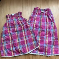 JUNK STORE ノースリーブワンピース 2点セット姉妹お揃い　チュニックのサムネイル