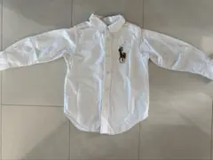 ラルフローレン　ポロプレイヤー刺繍長袖シャツ　4T/110㎝