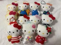 ハローキティ Hello Kitty 50周年 ストラップ マスコット2個セット