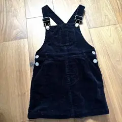 【GLOBAL WORK】 ジャンバースカート S ネイビー