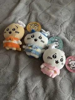 ちいかわカフェ マスコットぬいぐるみ3点