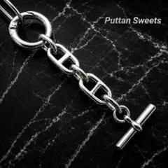 【Puttan Sweets】アンカーリンクキーホルダーL828シルバー