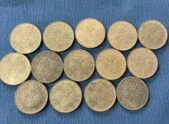 ヴィンテージ　オーストリア 旧貨幣 1シリング　エーデルワイス　14枚　おまとめのサムネイル