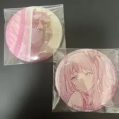 プロセカ　グリッター缶バッジ　暁山瑞希　東雲絵名