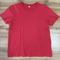 GU 半袖 Tシャツ レッド Mサイズのサムネイル