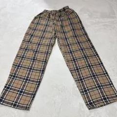 チェックパンツ ワイドパンツ