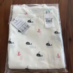 コンビミニ　カバーオール　くじら