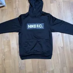Nike F.C. DRI-FIT ブラックパーカー S