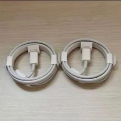 純正 Apple USB-C Lightningケーブル 2本セット