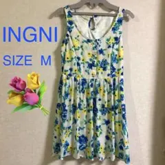 ノースリワンピース・花柄ワンピース☆レディス・INGNI(イング)夏コーデ　M