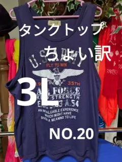 ROUSHATTE タンクトップ 3Lちょい訳激NO.20