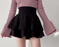 GRL フリージア　インパン裏地付きフレアミニスカート［gm772］