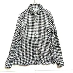 スピックアンドスパン Spick&Span シワ加工 ギンガムチェック シャツ