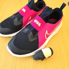 NIKE フレックスランナー　　ブラック/ピンク　極美品　24.0cm