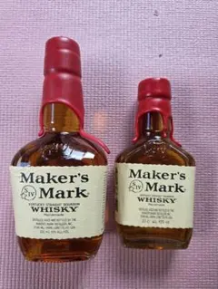 Maker's Mark ミニボトル 2本セット 350ml 200mlのサムネイル