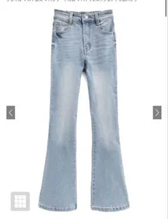 GRL ハイウエストフレアデニムパンツ[cu498]