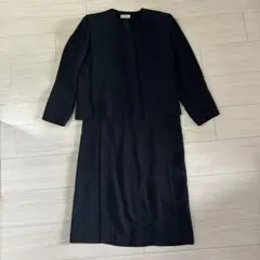 美品✨大きいサイズ SOIR BENIR ワンピーススーツ ブラック 15号 