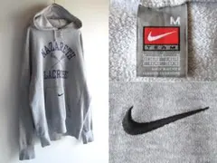 90s NIKE ラクロスプリント センタースウォッシュ スウェットパーカー