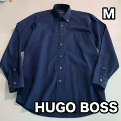 HUGO BOSS 長袖シャツ ボタンダウン ドレスシャツ ブロードシャツ Mのサムネイル