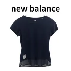 new balance 吸汗速乾 メッシュ切替 スポーツTシャツ 半袖のサムネイル