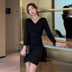 ドレス ワンピース 結婚式 韓国ファッション 38