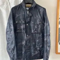 ZARA MAN ザラ アウター ナイロンジャケット M パーカー ネイビー 秋