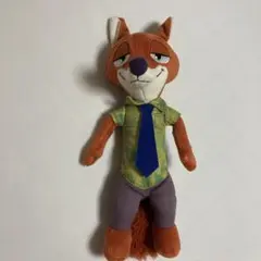 値下☆タグ付き☆ディズニー ズートピア☆ニック ぬいぐるみ