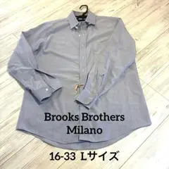 Brooks Brothers Milano 長袖シャツ ノンアイロンLサイズ