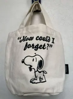 SNOOPY スヌーピー ランチトートバッグ　PEANUTS Cafe