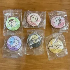 ちいかわ　くら寿司　缶バッジ　6点セット