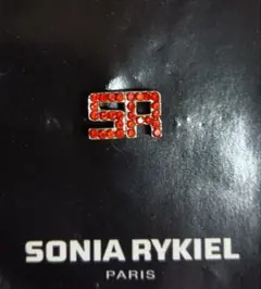 SONIA RYKIEL SRロゴ ピンブローチ レッドのサムネイル