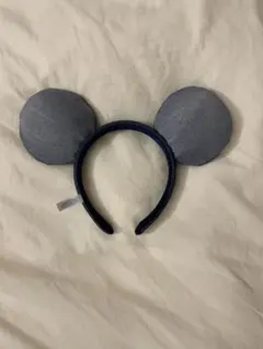 ミッキー デニム カチューシャ