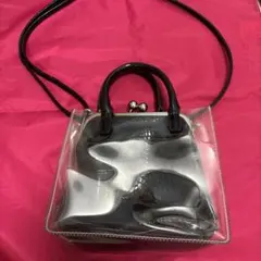 WEGO クリアショルダーバッグ がま口 クロコのサムネイル