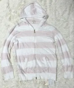 新品タグ付き　ジェラート ピケ　スムーズィー２　ボーダーパーカ　フリーサイズ