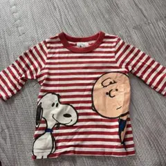 スヌーピー・チャーリー・ブラウン7部袖カットソー