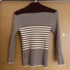 basement online ボーダー　ニット